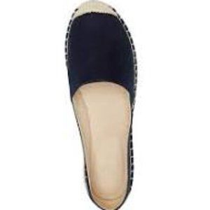 NEW ellos Navy Espadrille Flat - 9.5 W - NWOT